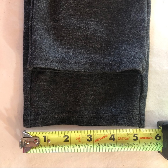 WHBM Ponte Charcoal Gray Comfort Side-Zip Ankle Pants (6) - Picture 9 of 15